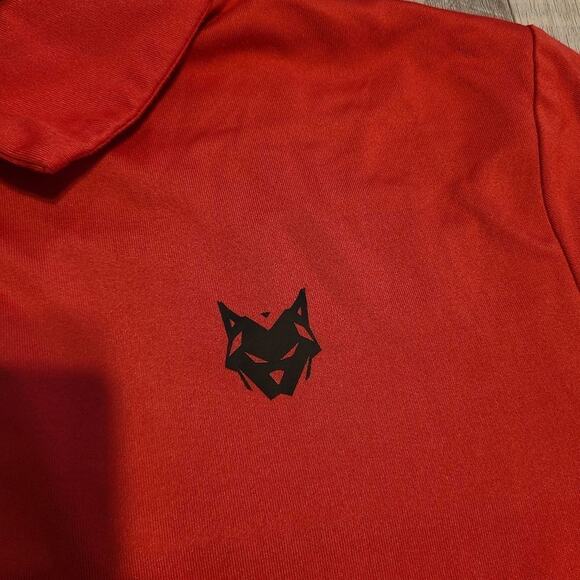 Atlas Premier Men's Golf Prfkt short sleeve Polo red and black size XL - Picture 2 of 10